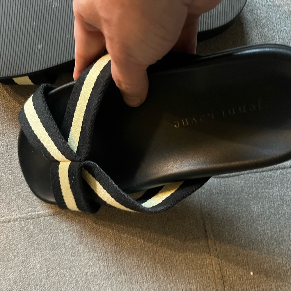 Jenny Kayne Cotton Crossover Sandal Size 6 - Picture 7 of 7